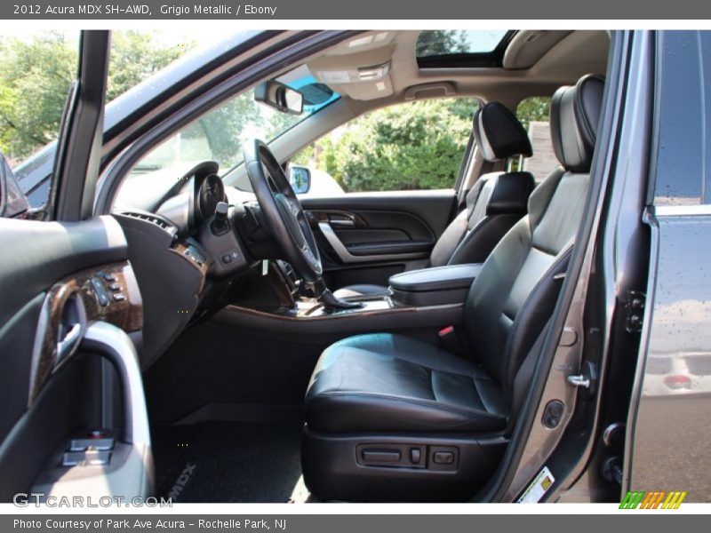 Grigio Metallic / Ebony 2012 Acura MDX SH-AWD