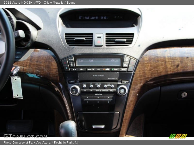 Grigio Metallic / Ebony 2012 Acura MDX SH-AWD