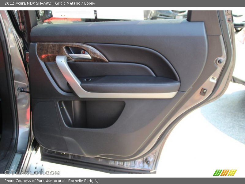 Grigio Metallic / Ebony 2012 Acura MDX SH-AWD