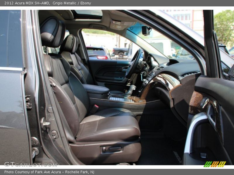 Grigio Metallic / Ebony 2012 Acura MDX SH-AWD