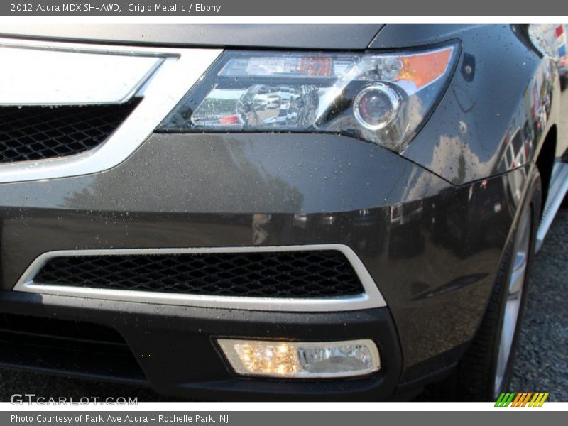 Grigio Metallic / Ebony 2012 Acura MDX SH-AWD