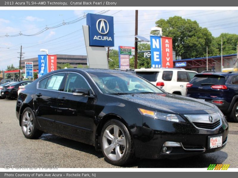 Crystal Black Pearl / Ebony 2013 Acura TL SH-AWD Technology