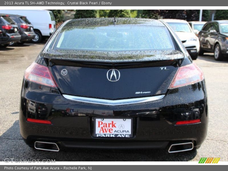 Crystal Black Pearl / Ebony 2013 Acura TL SH-AWD Technology