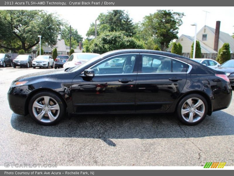 Crystal Black Pearl / Ebony 2013 Acura TL SH-AWD Technology