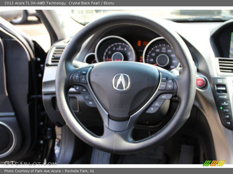 Crystal Black Pearl / Ebony 2013 Acura TL SH-AWD Technology