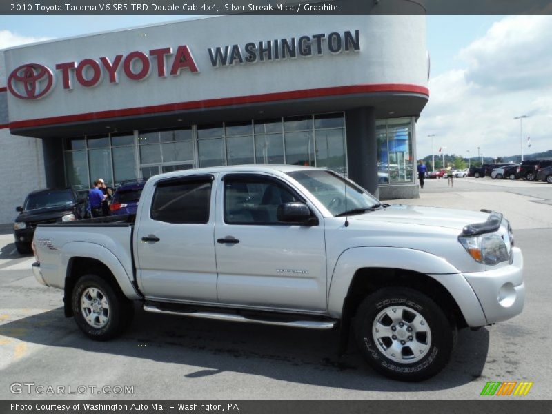 Silver Streak Mica / Graphite 2010 Toyota Tacoma V6 SR5 TRD Double Cab 4x4