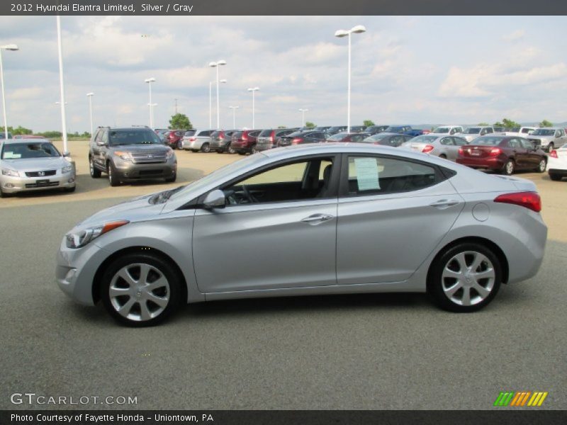 Silver / Gray 2012 Hyundai Elantra Limited