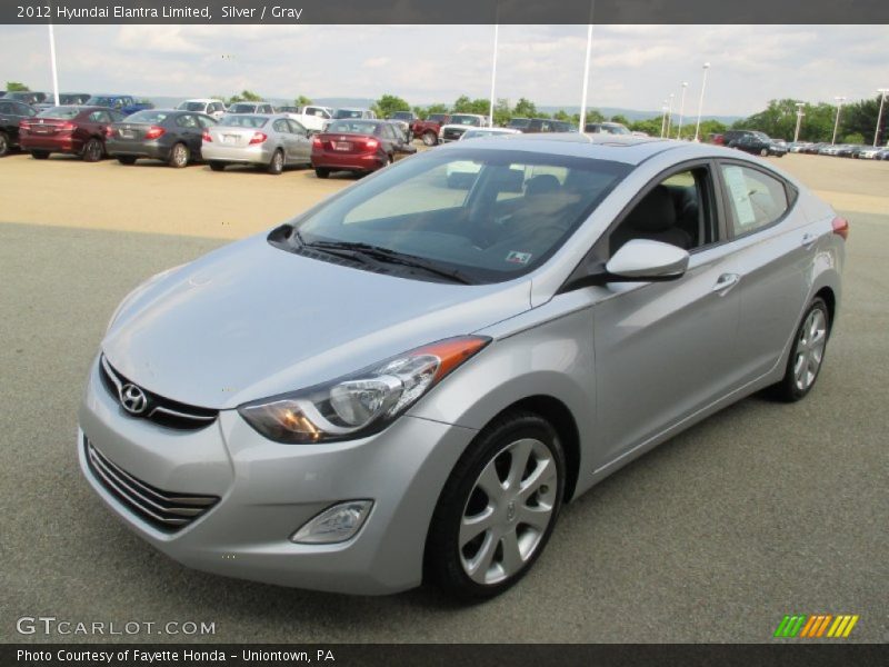 Silver / Gray 2012 Hyundai Elantra Limited