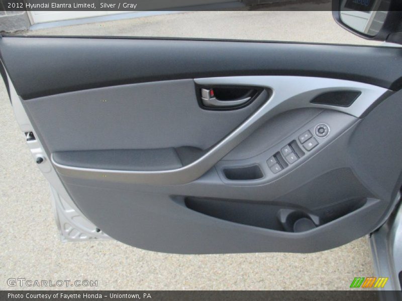 Silver / Gray 2012 Hyundai Elantra Limited