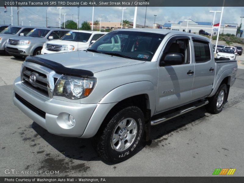 Silver Streak Mica / Graphite 2010 Toyota Tacoma V6 SR5 TRD Double Cab 4x4