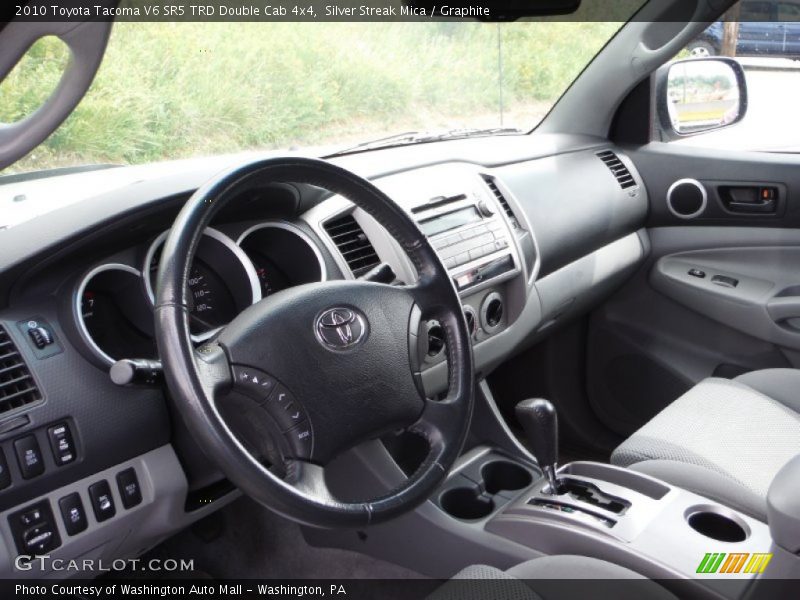 Silver Streak Mica / Graphite 2010 Toyota Tacoma V6 SR5 TRD Double Cab 4x4