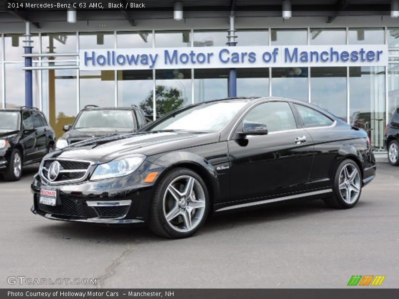 Black / Black 2014 Mercedes-Benz C 63 AMG