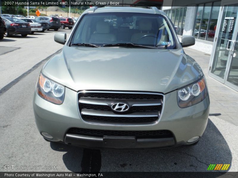 Natural Khaki Green / Beige 2007 Hyundai Santa Fe Limited 4WD
