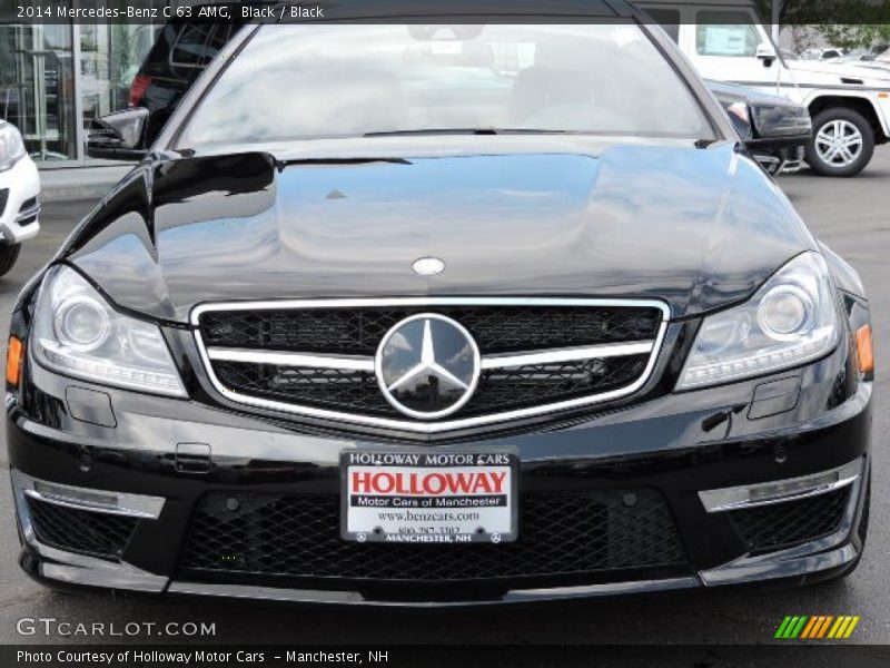 Black / Black 2014 Mercedes-Benz C 63 AMG