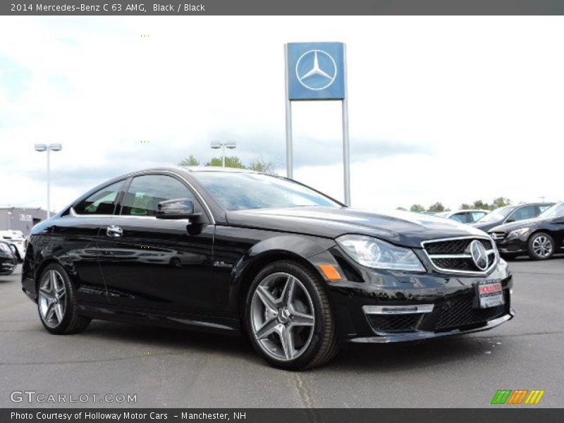 Black / Black 2014 Mercedes-Benz C 63 AMG