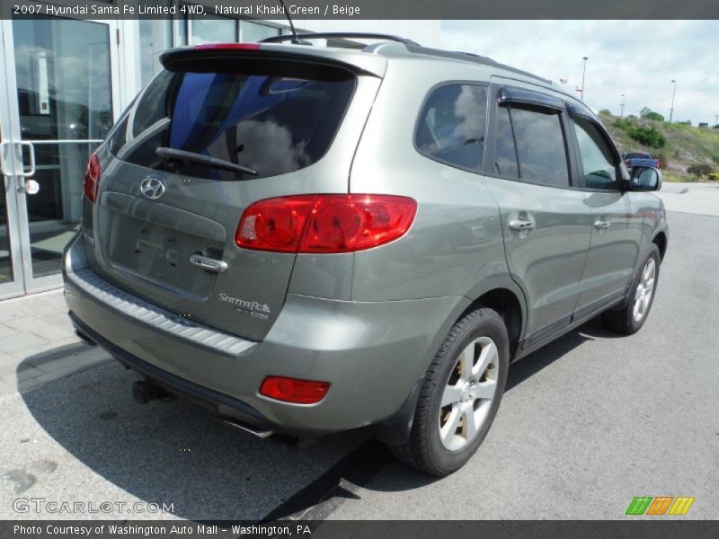 Natural Khaki Green / Beige 2007 Hyundai Santa Fe Limited 4WD