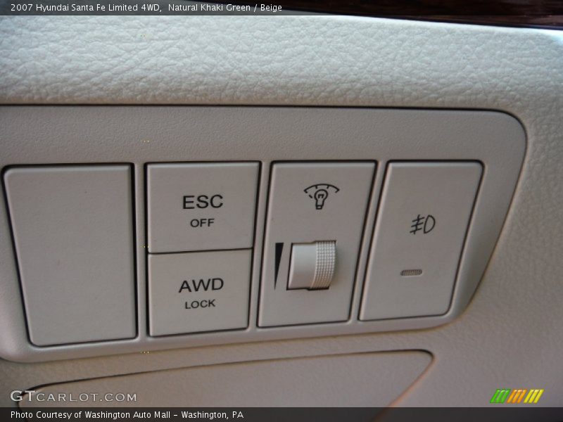 Natural Khaki Green / Beige 2007 Hyundai Santa Fe Limited 4WD