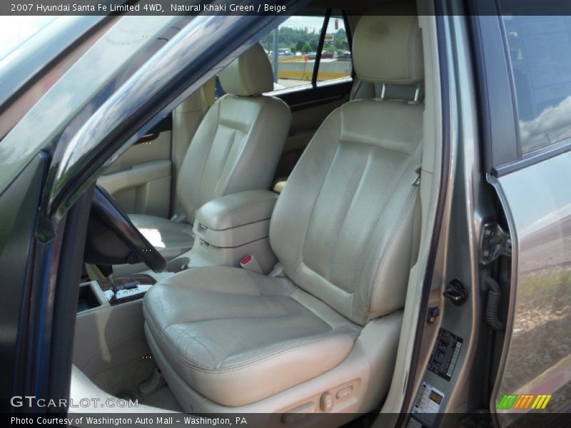 Natural Khaki Green / Beige 2007 Hyundai Santa Fe Limited 4WD