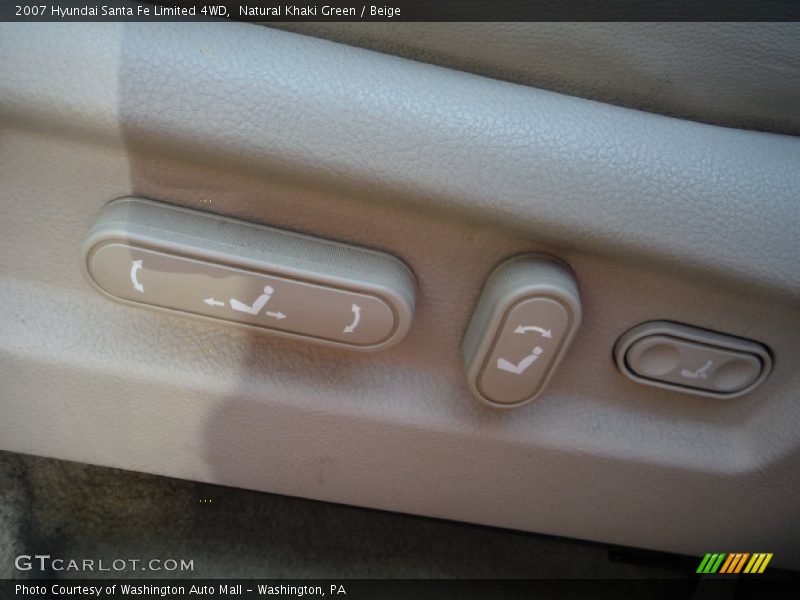 Natural Khaki Green / Beige 2007 Hyundai Santa Fe Limited 4WD