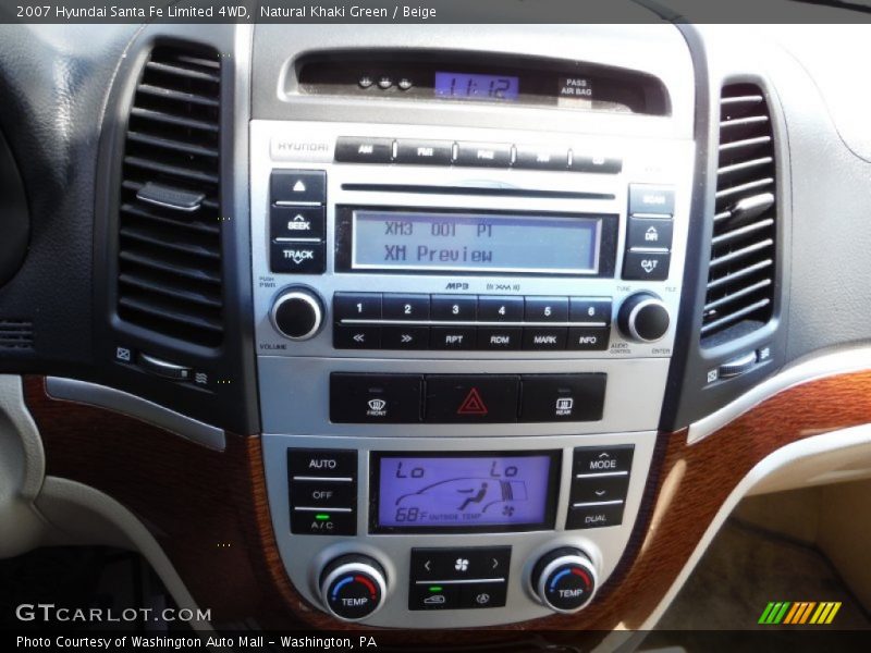 Natural Khaki Green / Beige 2007 Hyundai Santa Fe Limited 4WD