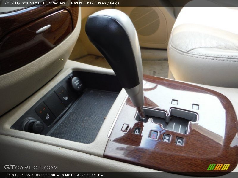 Natural Khaki Green / Beige 2007 Hyundai Santa Fe Limited 4WD