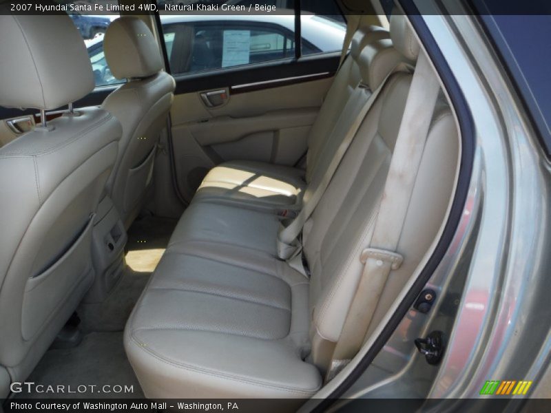 Natural Khaki Green / Beige 2007 Hyundai Santa Fe Limited 4WD