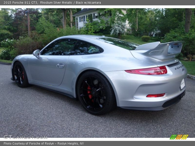 Rhodium Silver Metallic / Black w/Alcantara 2015 Porsche 911 GT3