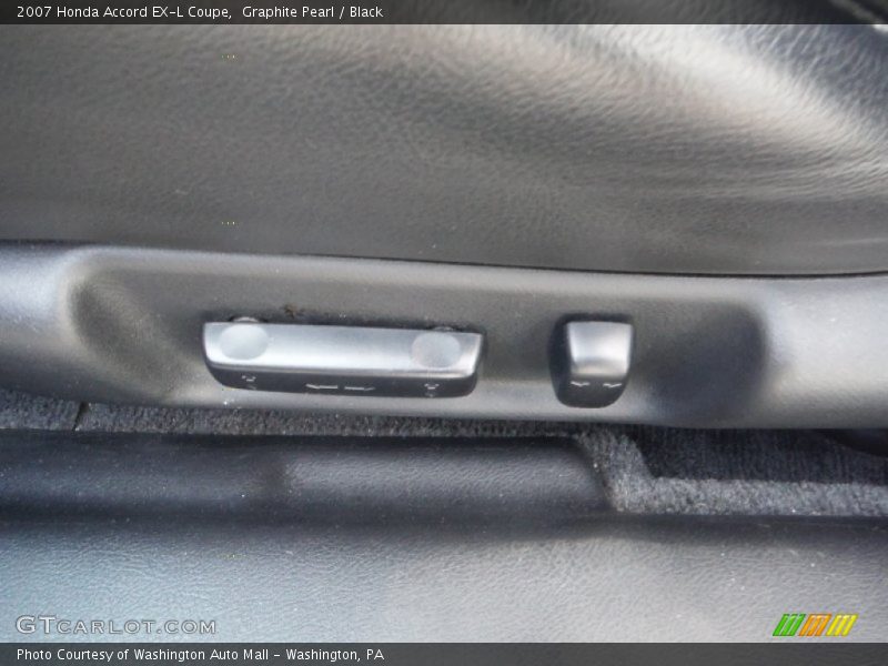 Graphite Pearl / Black 2007 Honda Accord EX-L Coupe