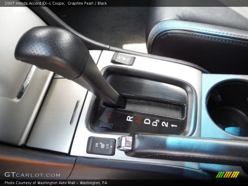 Graphite Pearl / Black 2007 Honda Accord EX-L Coupe