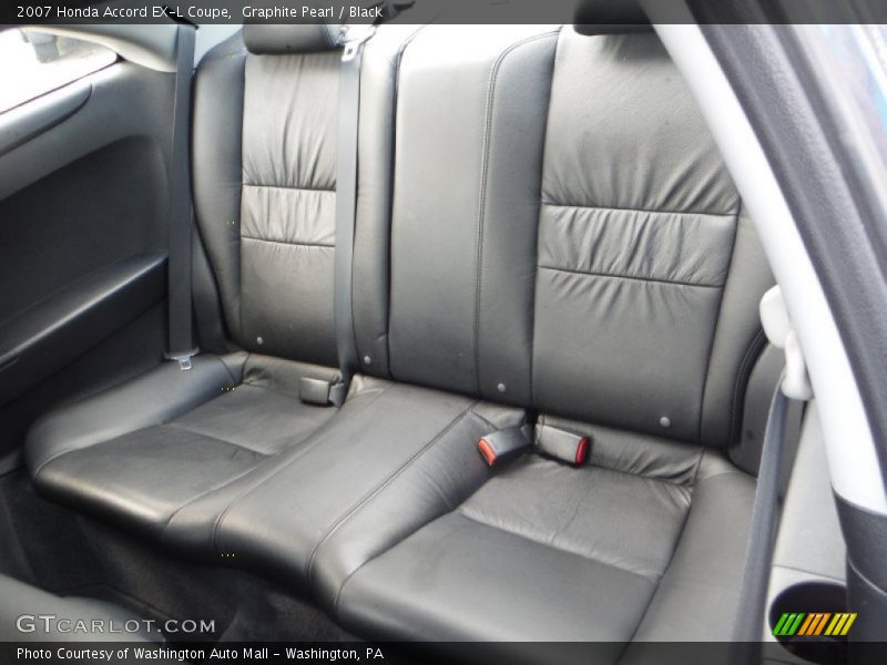 Graphite Pearl / Black 2007 Honda Accord EX-L Coupe
