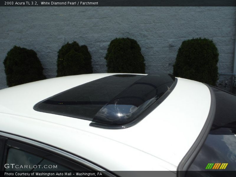 White Diamond Pearl / Parchment 2003 Acura TL 3.2