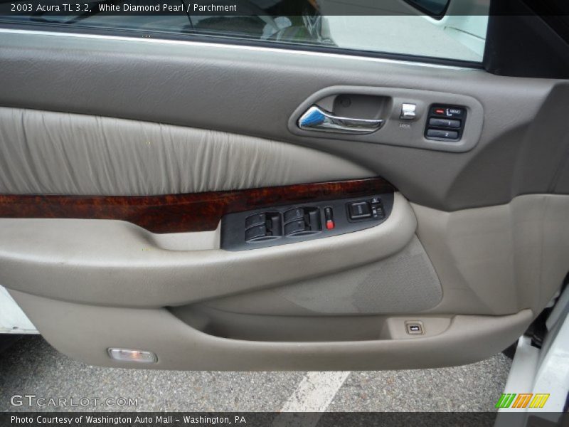 White Diamond Pearl / Parchment 2003 Acura TL 3.2