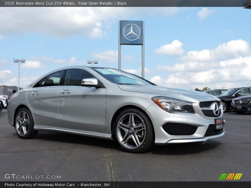 Polar Silver Metallic / Black 2015 Mercedes-Benz CLA 250 4Matic