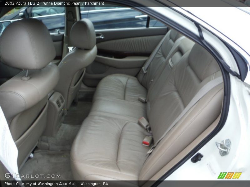 White Diamond Pearl / Parchment 2003 Acura TL 3.2