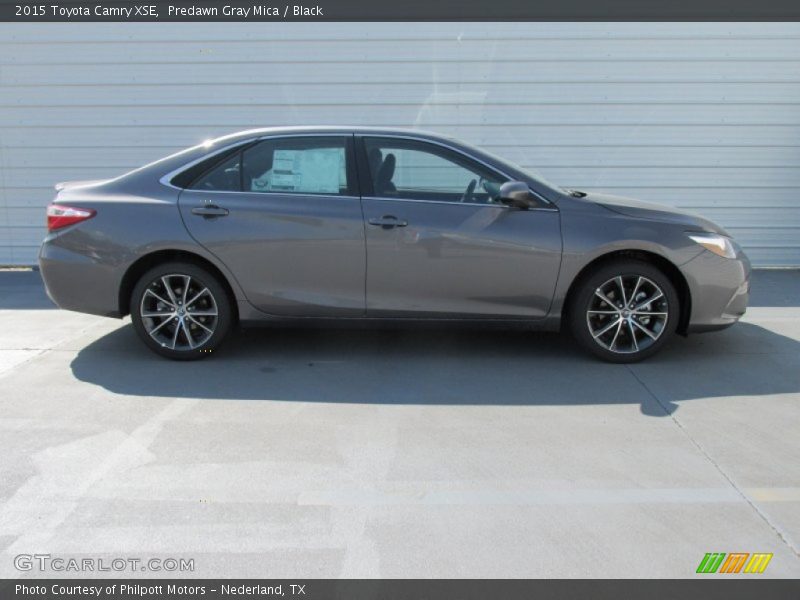 Predawn Gray Mica / Black 2015 Toyota Camry XSE