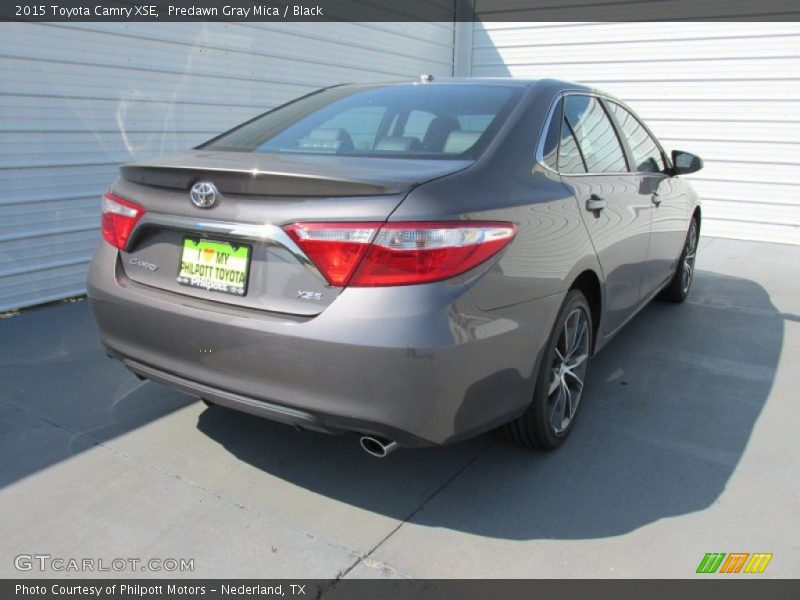 Predawn Gray Mica / Black 2015 Toyota Camry XSE