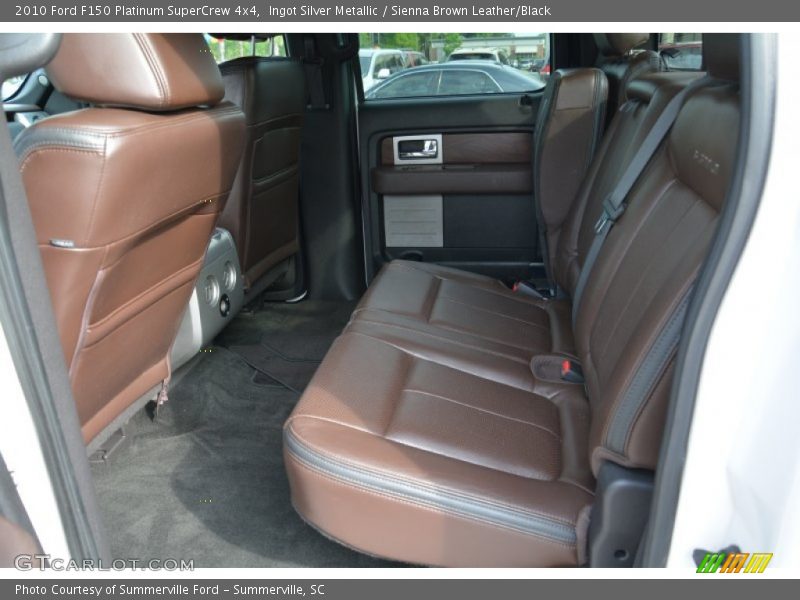 Ingot Silver Metallic / Sienna Brown Leather/Black 2010 Ford F150 Platinum SuperCrew 4x4