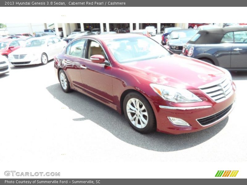 Cabernet Red Pearl / Cashmere 2013 Hyundai Genesis 3.8 Sedan