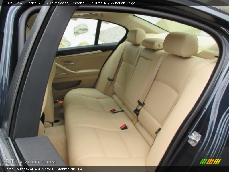 Rear Seat of 2015 5 Series 535i xDrive Sedan