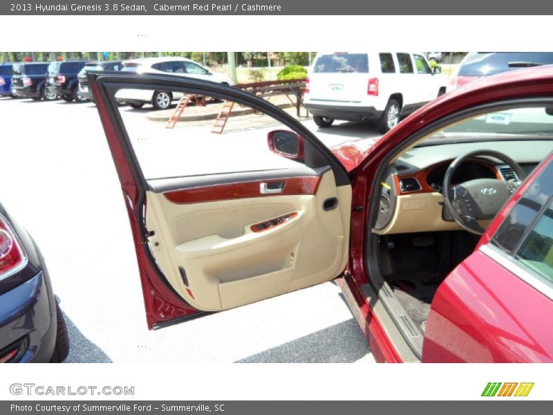 Cabernet Red Pearl / Cashmere 2013 Hyundai Genesis 3.8 Sedan