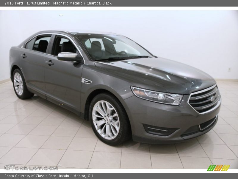 Magnetic Metallic / Charcoal Black 2015 Ford Taurus Limited