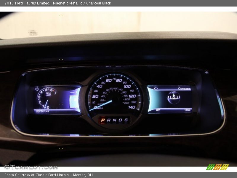 Magnetic Metallic / Charcoal Black 2015 Ford Taurus Limited