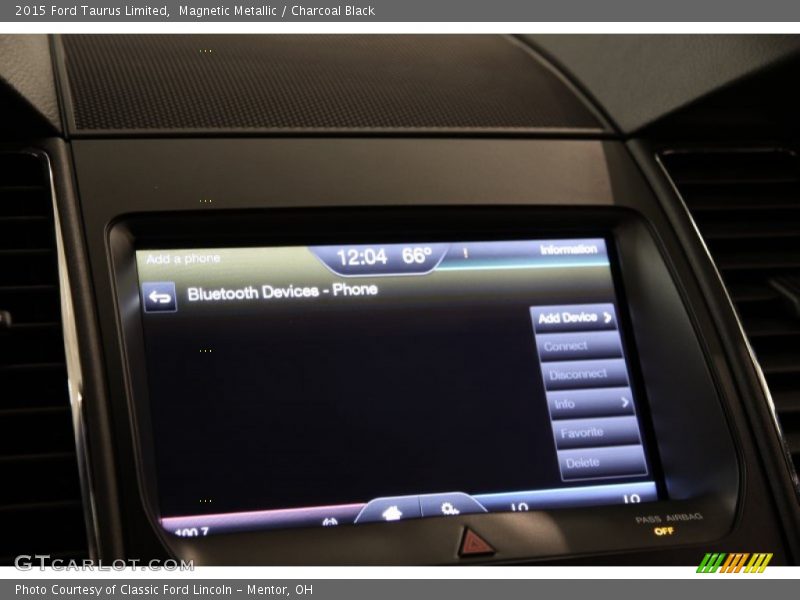Magnetic Metallic / Charcoal Black 2015 Ford Taurus Limited