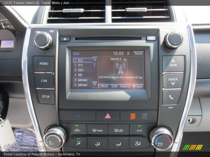 Super White / Ash 2015 Toyota Camry LE