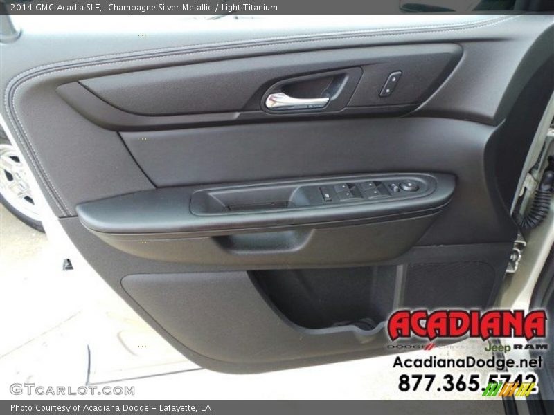 Champagne Silver Metallic / Light Titanium 2014 GMC Acadia SLE