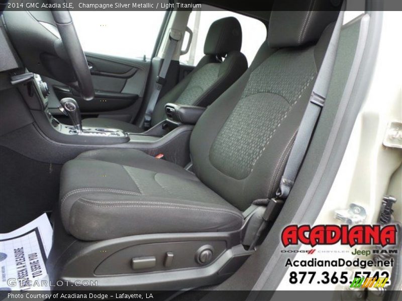 Champagne Silver Metallic / Light Titanium 2014 GMC Acadia SLE