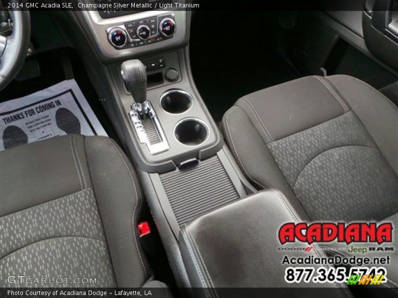 Champagne Silver Metallic / Light Titanium 2014 GMC Acadia SLE