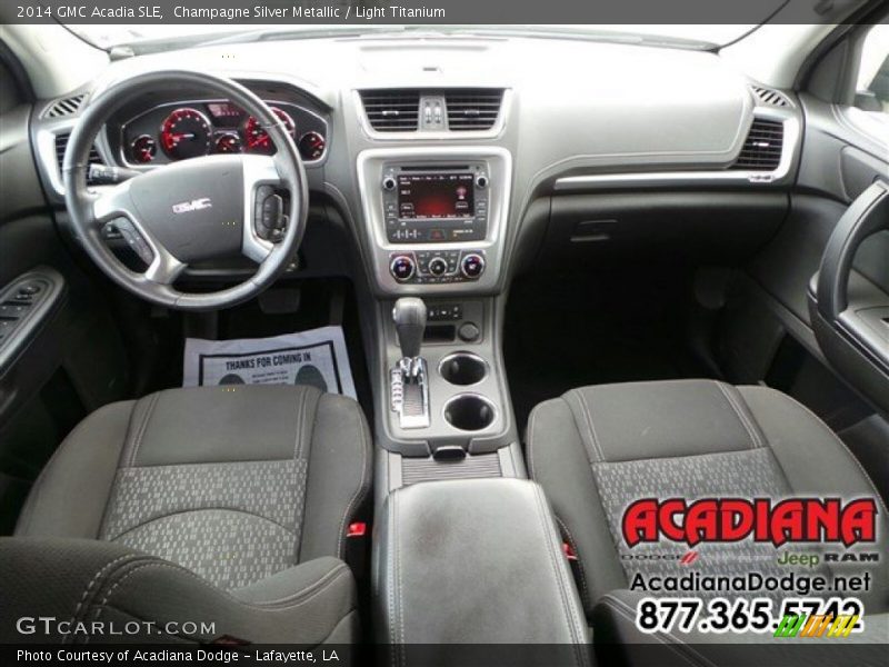 Champagne Silver Metallic / Light Titanium 2014 GMC Acadia SLE