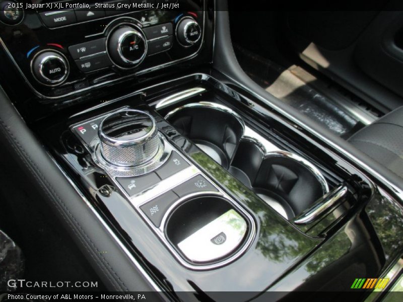 Stratus Grey Metallic / Jet/Jet 2015 Jaguar XJ XJL Portfolio
