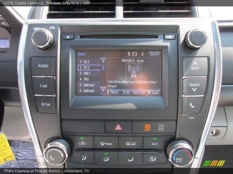 Predawn Gray Mica / Ash 2015 Toyota Camry LE